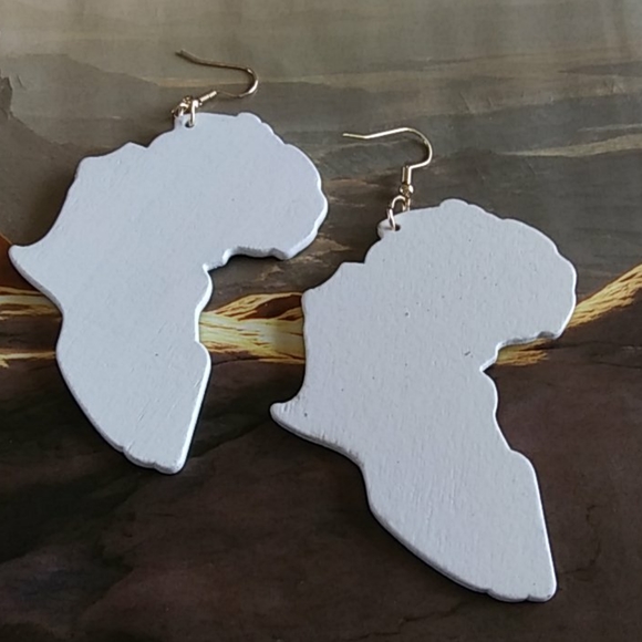 Africa Serengeti Wooden Earrings NEW - Picture 4 of 4